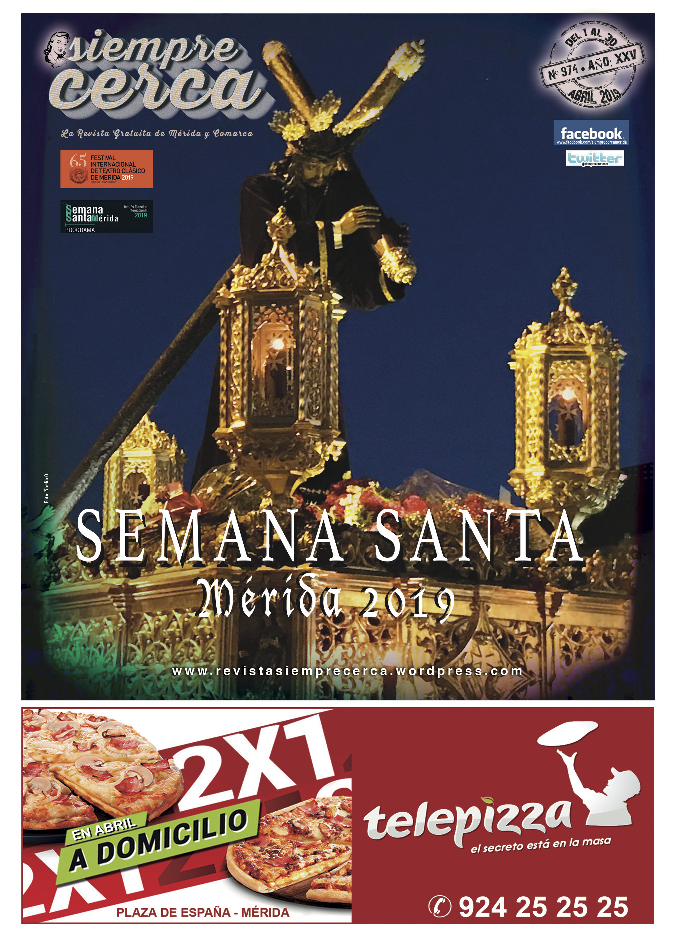Programa Semana Santa Mérida 2019